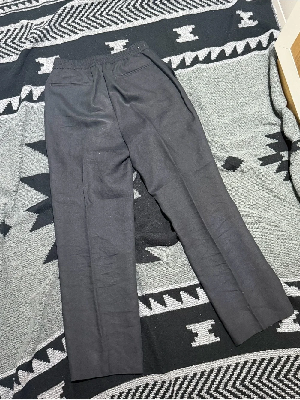 Suit supply Men's dark navy wide leg Pants size 28